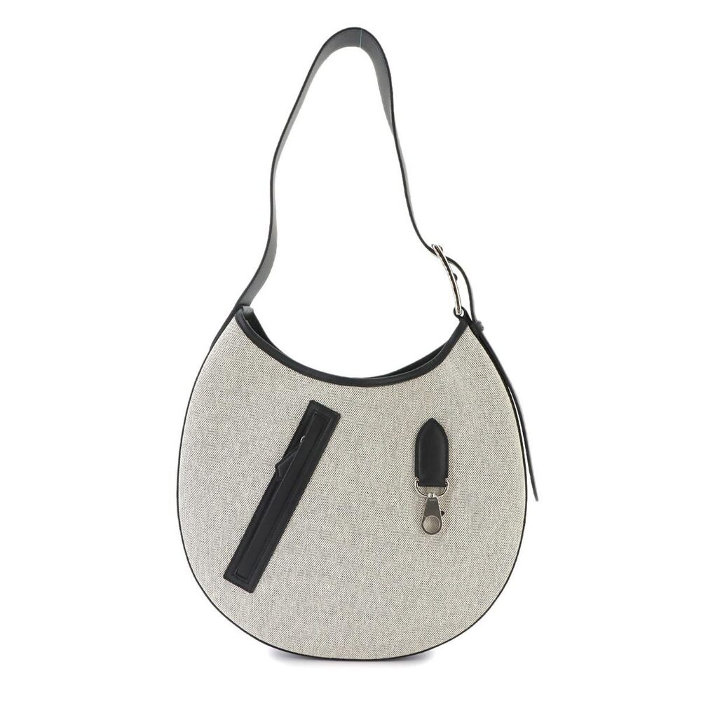 Hermes Arcon Shoulder Handbag, Toile H Swift Leather, Black, W Stamp, Silver ...